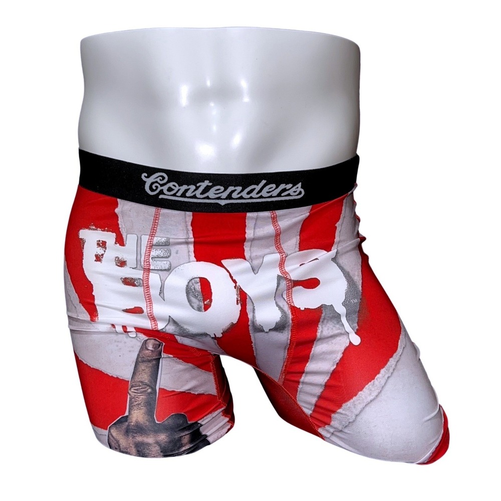 Contenders The Boys Never Meet Your Heroes Boxer Briefs Mens Small Red White NEW - Picture 4 of 9